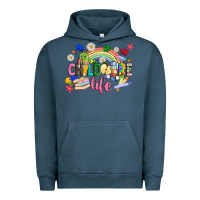 Pigment Midnight Navy childcare life Urban Hoodie - JahusDesignShop