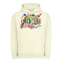 Pigment Pistachio childcare life Urban Hoodie - JahusDesignShop
