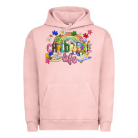 Pigment Salmon childcare life Urban Hoodie - JahusDesignShop