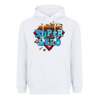 White my dad is my super hero Heavyweight Hoodie - AdoDesignShop