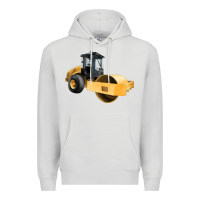 Dove Grey Compactor Illustrations Premium Hoodie - LillyAllenDesigns