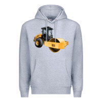 Heather Grey Compactor Illustrations Premium Hoodie - LillyAllenDesigns