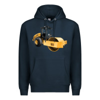 Navy Compactor Illustrations Premium Hoodie - LillyAllenDesigns