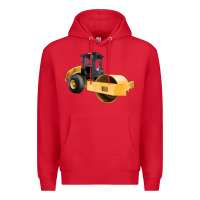 Red Compactor Illustrations Premium Hoodie - LillyAllenDesigns
