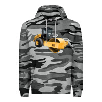 Slate Camo Compactor Illustrations Premium Hoodie - LillyAllenDesigns