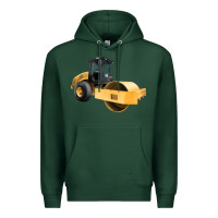 Sports Green Compactor Illustrations Premium Hoodie - LillyAllenDesigns