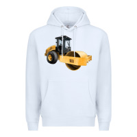White Compactor Illustrations Premium Hoodie - LillyAllenDesigns