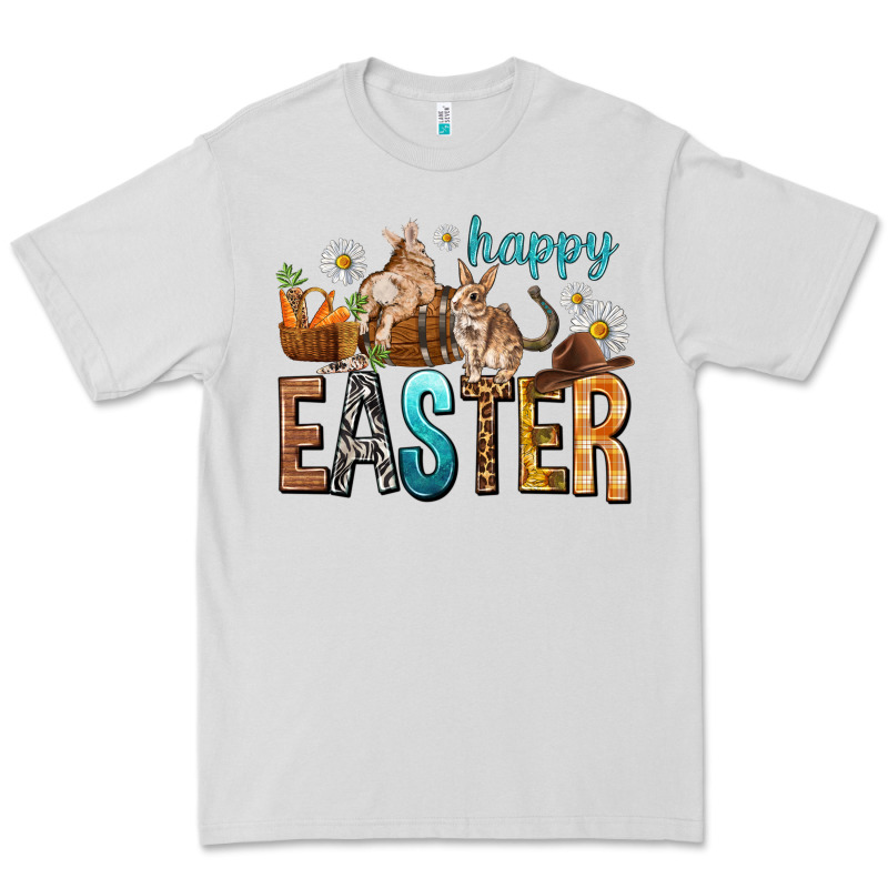 Happy Easter With Cowboy Premium Tee by NancyCooperArtShop | Teevron
