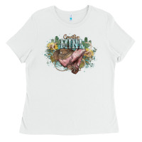 White Country mini Ladies Tee - HowdyJamesFarm