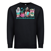 Black certified medical assistant coffee cup Premium Sweatshirt - AdoDesignShop