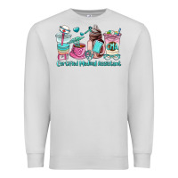 Dove Grey certified medical assistant coffee cup Premium Sweatshirt - AdoDesignShop