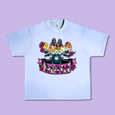 Racing Mom Mother's Day Urban Heavy Tee Designed By Howdyjamesfarm