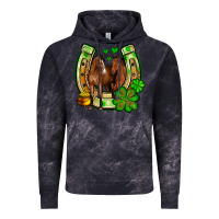 Cloud Black St. Patrick's Day horse horseshoe Vintage Hoodie - OliviaCreatesArt