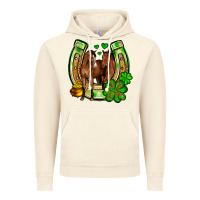 Vintage Artic St. Patrick's Day horse horseshoe Vintage Hoodie - OliviaCreatesArt
