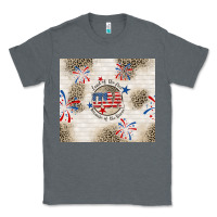 Charcoal Heather usa land of the free because of the brave Classic Tee - TumblerDesignByShophia
