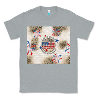 Heather Grey usa land of the free because of the brave Classic Tee - TumblerDesignByShophia