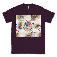 Plum usa land of the free because of the brave Classic Tee - TumblerDesignByShophia