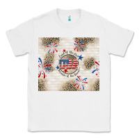 White usa land of the free because of the brave Classic Tee - TumblerDesignByShophia