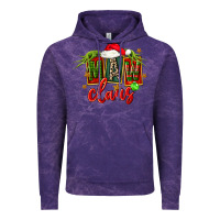 Cloud Purple christmas maw claus Vintage Hoodie - FaDigitalArtStudio