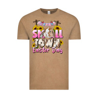 Vintage Coffee Small town Easter Day Vintage Tee - CowGirlArtShop