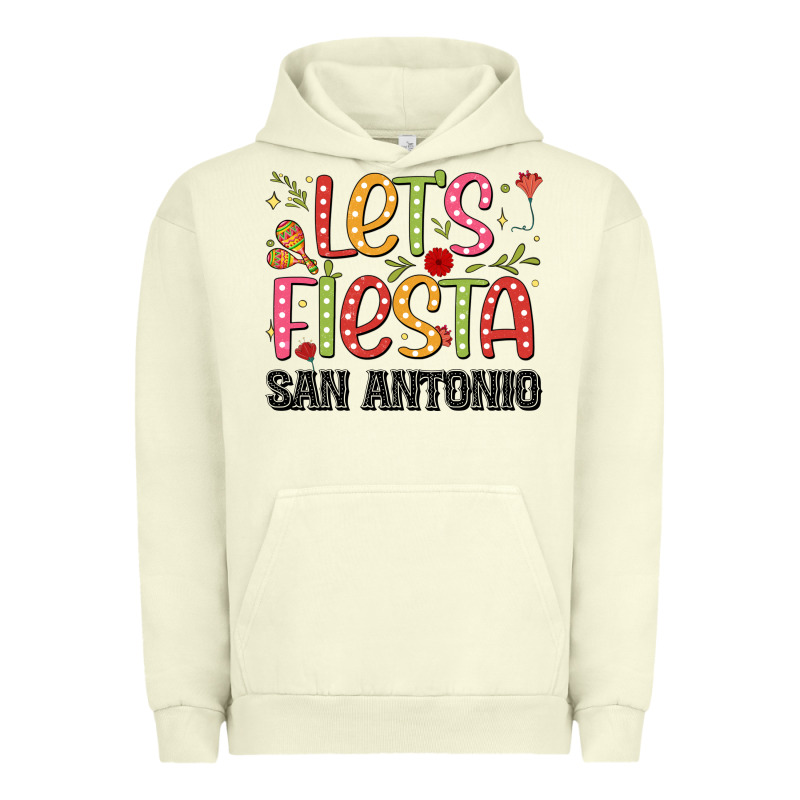 Lets Fiesta San Antonio Urban Hoodie by JahusDesignShop | Teevron