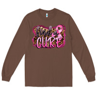 Chestnut find a cure Long Sleeve Tee - FaDigitalArtStudio