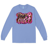 Colony Blue find a cure Long Sleeve Tee - FaDigitalArtStudio