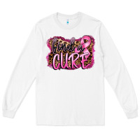 White find a cure Long Sleeve Tee - FaDigitalArtStudio