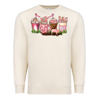 Sandshell pig coffee cups Premium Sweatshirt - AdoDesignShop