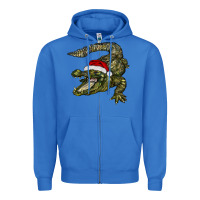 True Royal Christmas alligator Zipper Hoodie - BarkalooDesign
