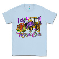 Dusty Blue I dig Mardi Gras Classic Tee - HowdyJamesFarm
