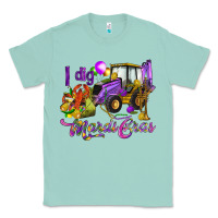 Seafoam I dig Mardi Gras Classic Tee - HowdyJamesFarm