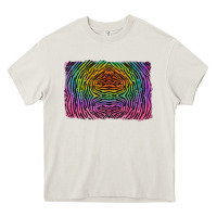 Colorful Zebra Background Heavy Core Tee | Teevron