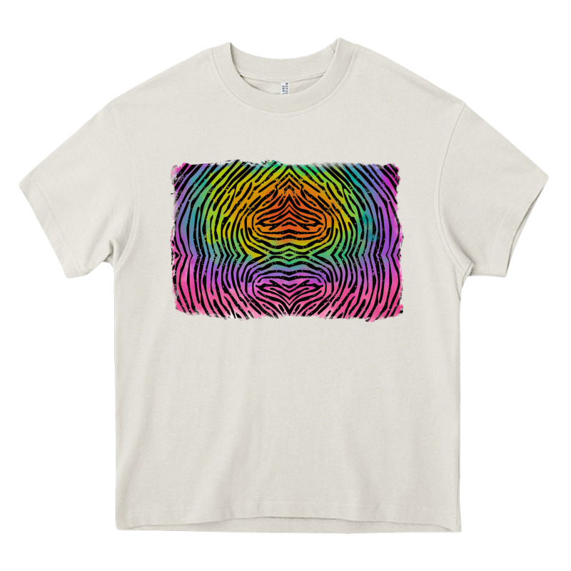 Colorful Zebra Background Heavy Core Tee by RanaPortraitStore | Teevron
