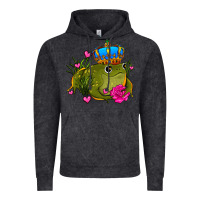 Valentines Day Frog Prince Olivia Vintage Hoodie | Teevron