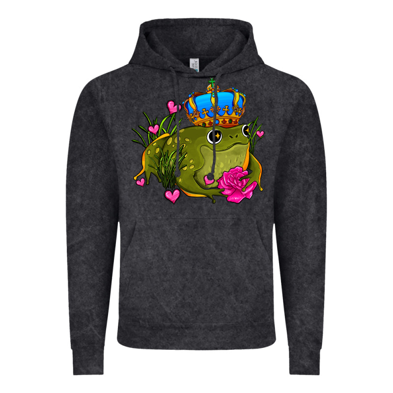 Valentines Day Frog Prince Olivia Vintage Hoodie by OliviaCreatesArt | Teevron