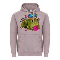 Vintage Zinc valentines day frog prince olivia Vintage Hoodie - OliviaCreatesArt
