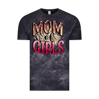 Cloud Black Mom of Girls Mother's Day Vintage Tee - CowGirlArtShop