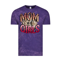 Cloud Purple Mom of Girls Mother's Day Vintage Tee - CowGirlArtShop
