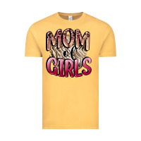 Vintage Mustard Mom of Girls Mother's Day Vintage Tee - CowGirlArtShop