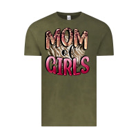 Vintage Olive Mom of Girls Mother's Day Vintage Tee - CowGirlArtShop