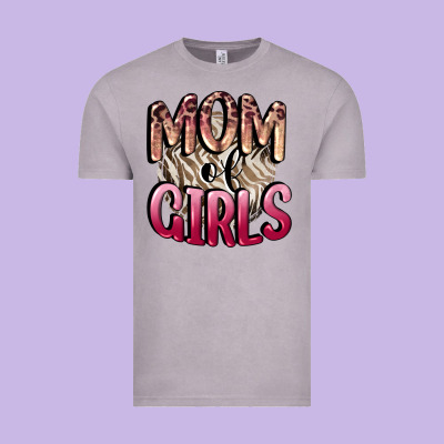Mom Of Girls Mother's Day Vintage Tee Designed By Cowgirlartshop