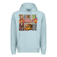 Blue Mist Thankful Little Mon Premium Hoodie - CowhideDigitalArt