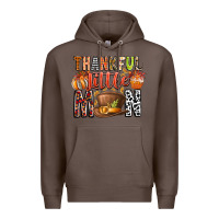 Coffee Thankful Little Mon Premium Hoodie - CowhideDigitalArt