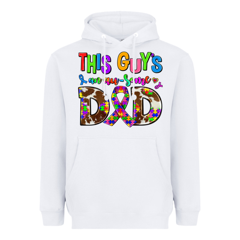 This Guys An Ausome Dad Heavyweight Hoodie by AdoDesignShop | Teevron