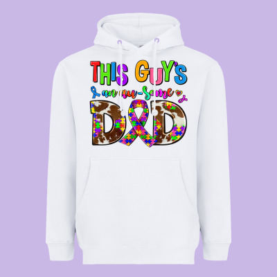 This Guys An Ausome Dad Heavyweight Hoodie Designed By Adodesignshop