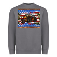 Storm monster truck american flag tumbler Heavyweight Sweatshirt - Artiststas