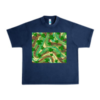 Navy shamrock leopard Urban Heavy Tee - RanaPortraitStore