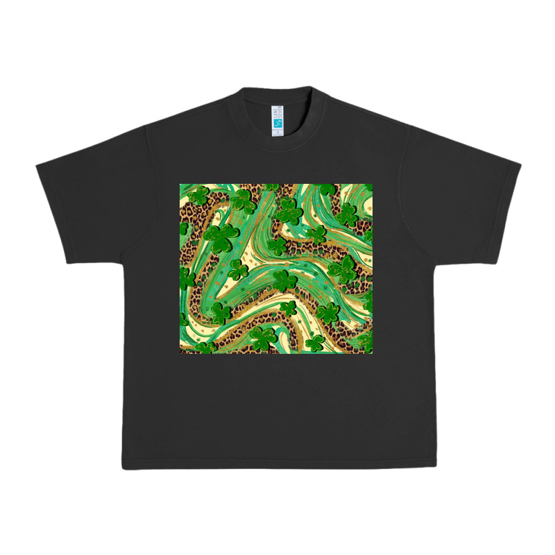 Shamrock Leopard Urban Heavy Tee by RanaPortraitStore | Teevron