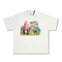 Pistachio Easter gnome and rabbit egg hunt  Easter Day Urban Heavy Tee - CowGirlArtShop